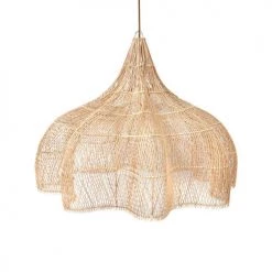 Bazar Bizar Suspensions Abat-jour Pour Suspension En Rotin Naturel XL