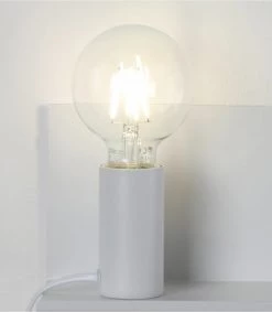 Lussiol Lighting Appliques Murales Et Spots Applique En Métal Blanc H.12 Cm -Luminaires Bord de mer Soldes applique en metal blanc h 12 cm 2