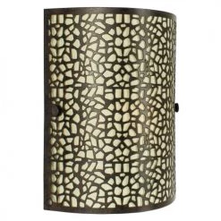 Lo Select Appliques Murales Et Spots Applique Metal Marron E14