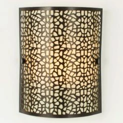 Lo Select Appliques Murales Et Spots Applique Metal Marron E14 -Luminaires Bord de mer Soldes applique metal marron e14 4