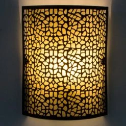 Lo Select Appliques Murales Et Spots Applique Metal Marron E14 -Luminaires Bord de mer Soldes applique metal marron e14 5