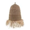 Pirouette Paris Suspensions Cache-ampoule En Fibres Végétales Avec Franges