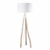 Maisons Du Monde Lampadaires Lampadaire Branche D'eucalyptus Et Abat-jour Blanc H152