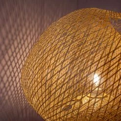 Now’s Home Lampadaires Lampadaire En Bambou Pieds En Bois H165 -Luminaires Bord de mer Soldes lampadaire en bambou pieds en bois h165 3