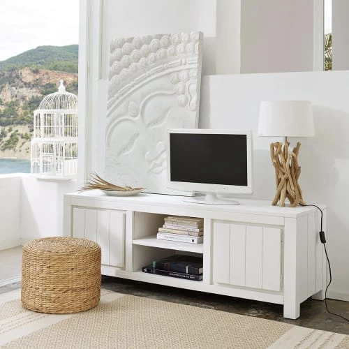 Maisons Du Monde Lampes à Poser Lampe En Bois Flotté Et Abat-jour En Coton H 55 Cm 6 Maisons Du Monde Lampes à Poser Lampe En Bois Flotté Et Abat-jour En Coton H 55 Cm – Image 6