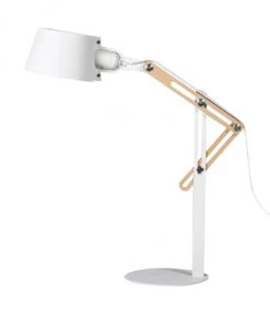 Lussiol Lighting Lampes à Poser Lampe En Métal Blanc H.60 Cm