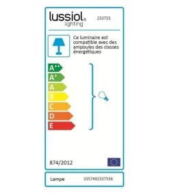 Lussiol Lighting Lampes à Poser Lampe En Métal Blanc H.60 Cm -Luminaires Bord de mer Soldes lampe en metal blanc h 60 cm 3