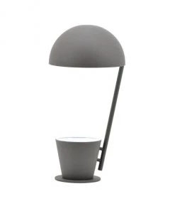 Lussiol Lighting Lampes à Poser Lampe En Métal Gris H.40 Cm