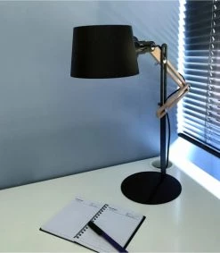 Lussiol Lighting Lampes à Poser Lampe En Métal Noir H.60 Cm -Luminaires Bord de mer Soldes lampe en metal noir h 60 cm 2