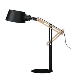 Lussiol Lighting Lampes à Poser Lampe En Métal Noir H.60 Cm