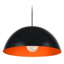 Tosel Suspensions Suspension Acier Noir Et Orange