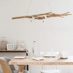 Maisons Du Monde Suspensions Suspension Branchages En Bois Flotté -Luminaires Bord de mer Soldes suspension branchages en bois flotte 1000 7 39 177487 4