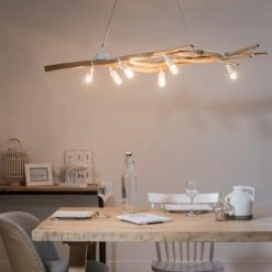 Maisons Du Monde Suspensions Suspension Branchages En Bois Flotté -Luminaires Bord de mer Soldes suspension branchages en bois flotte 1000 7 39 177487 5