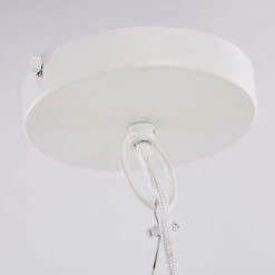 Maisons Du Monde Suspensions Suspension Cordes En Jute Et Métal Blanc -Luminaires Bord de mer Soldes suspension cordes en jute et metal blanc 1000 3 30 202898 2