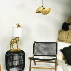 HYDILE Suspensions Suspension En Bambou D35 -Luminaires Bord de mer Soldes suspension en bambou d35 5