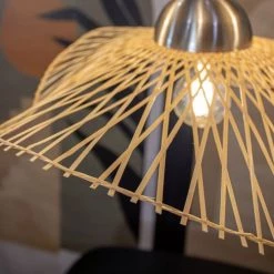Pirouette Paris Suspensions Suspension En Bambou Tressé D45 -Luminaires Bord de mer Soldes suspension en bambou tresse d45 5