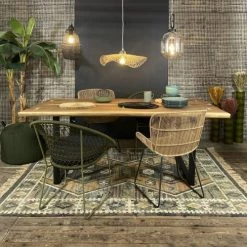 Now’s Home Suspensions Suspension En Bambou Tressé D55 -Luminaires Bord de mer Soldes suspension en bambou tresse d55 5