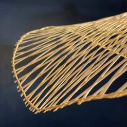 Now’s Home Suspensions Suspension En Bambou Tressé D75 -Luminaires Bord de mer Soldes suspension en bambou tresse d75 2