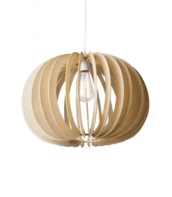 Lussiol Lighting Suspensions Suspension En Bois Naturel D. 44 Cm