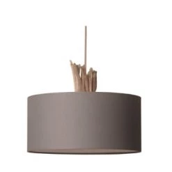 Coc'art Suspensions Suspension En Bois Recyclé Gris -Luminaires Bord de mer Soldes suspension en bois recycle gris 2