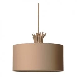Coc'art Suspensions Suspension En Bois Recyclé Taupe