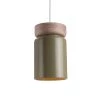 Lussiol Lighting Suspensions Suspension En Bois Vert D. 15 Cm