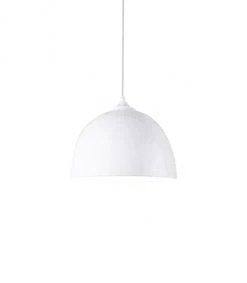 Lussiol Lighting Suspensions Suspension En Céramique Blanc D. 25 Cm