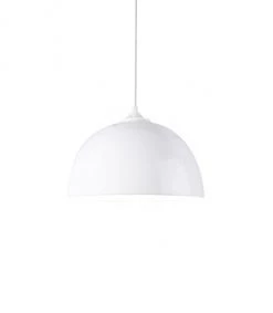 Lussiol Lighting Suspensions Suspension En Céramique Blanc D. 30 Cm
