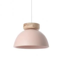 Lussiol Lighting Suspensions Suspension En Céramique Rose D. 30 Cm