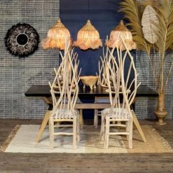 Now’s Home Suspensions Suspension En Feuilles D'abaca -Luminaires Bord de mer Soldes suspension en feuilles d abaca 5