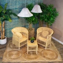 Now’s Home Suspensions Suspension En Feuilles De Palmier Blanche 55x28cm -Luminaires Bord de mer Soldes suspension en feuilles de palmier blanche 55x28cm 2