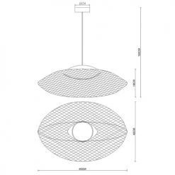 Globo Suspensions Suspension En Métal Argenté -Luminaires Bord de mer Soldes suspension en metal argente 3