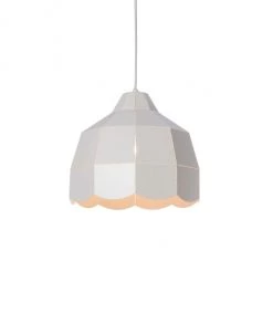Lussiol Lighting Suspensions Suspension En Métal Blanc D. 29 Cm
