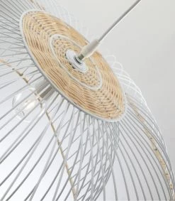 Lussiol Lighting Suspensions Suspension En Métal Blanc D. 60 Cm -Luminaires Bord de mer Soldes suspension en metal blanc d 60 cm 2