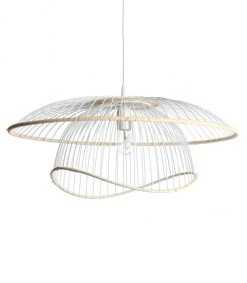 Lussiol Lighting Suspensions Suspension En Métal Blanc D. 60 Cm