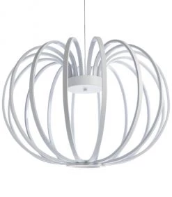 Lussiol Lighting Suspensions Suspension En Métal Blanc D. 85 Cm