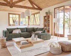 Maisons Du Monde Suspensions Suspension En Métal Et Abat-jour En Grès Sculpté Blancs -Luminaires Bord de mer Soldes suspension en metal et abat jour en gres sculpte blancs 1000 4 5 221446 2