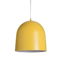 Lussiol Lighting Suspensions Suspension En Métal Jaune D. 30 Cm