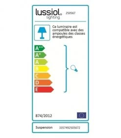 Lussiol Lighting Suspensions Suspension En Métal Jaune D. 30 Cm -Luminaires Bord de mer Soldes suspension en metal jaune d 30 cm 3