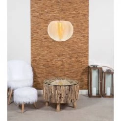 Pirouette Paris Suspensions Suspension En Papier Plissé D43 -Luminaires Bord de mer Soldes suspension en papier plisse d43 3