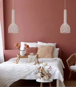 Lussiol Lighting Suspensions Suspension En Rotin Blanc D. 23 Cm -Luminaires Bord de mer Soldes suspension en rotin blanc d 23 cm 3