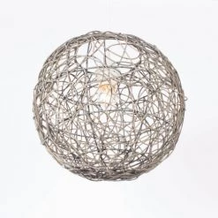 Keria Suspensions Suspension En Rotin Gris -Luminaires Bord de mer Soldes suspension en rotin gris 4