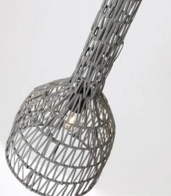 Lussiol Lighting Suspensions Suspension En Rotin Gris D. 23 Cm -Luminaires Bord de mer Soldes suspension en rotin gris d 23 cm 4