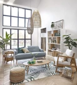 Maisons Du Monde Suspensions Suspension En Rotin Tressé D27 -Luminaires Bord de mer Soldes suspension en rotin tresse d27 1000 0 4 190859 5