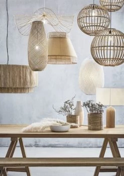 Maisons Du Monde Suspensions Suspension En Rotin Tressé D27 -Luminaires Bord de mer Soldes suspension en rotin tresse d27 1000 0 4 190859 7