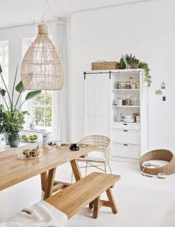 Maisons Du Monde Suspensions Suspension En Rotin Tressé Main Beige -Luminaires Bord de mer Soldes suspension en rotin tresse main beige 1000 12 25 221794 3